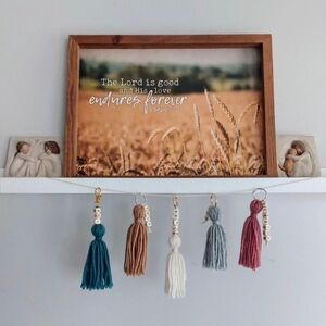 Personalized Tassel Keychains
